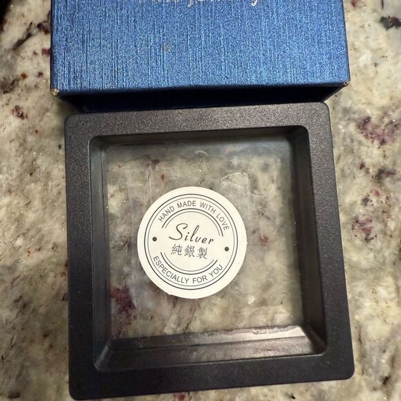 NEW Crystal Bloom Necklace Sterling Silver - Picture 10 of 12